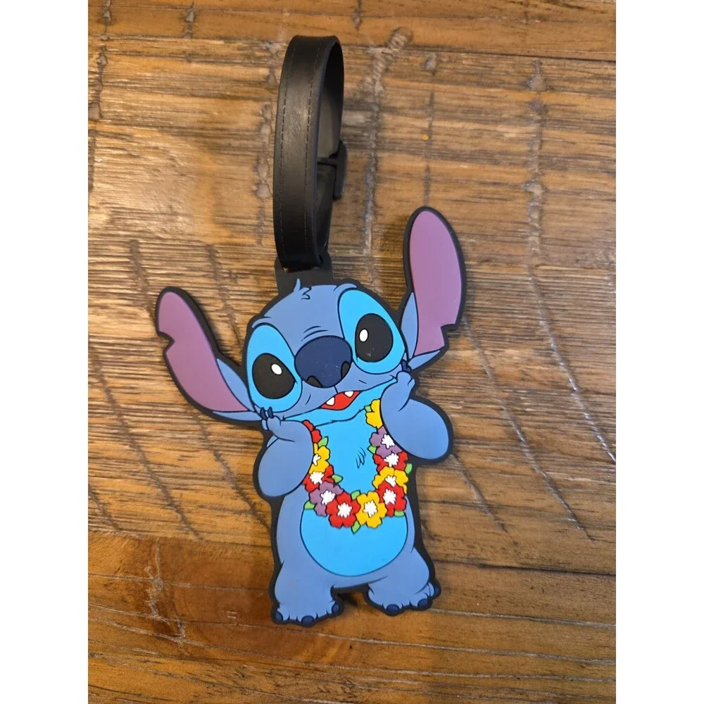 Disney Stitch Character Shape Luggage Tag Unused